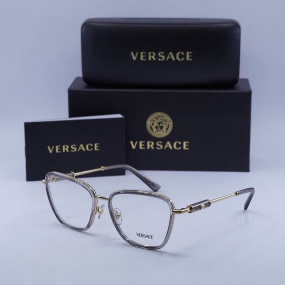 Final Price! Versace VE1292 1506 Grey Eyeglasses 54mm